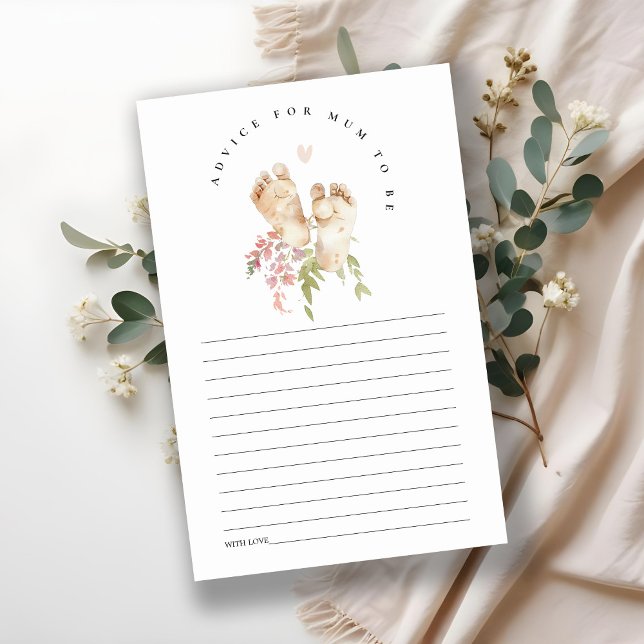 Baby Feet Rosa Blumenbeilage für Mama Baby Dusche (Von Creator hochgeladen)