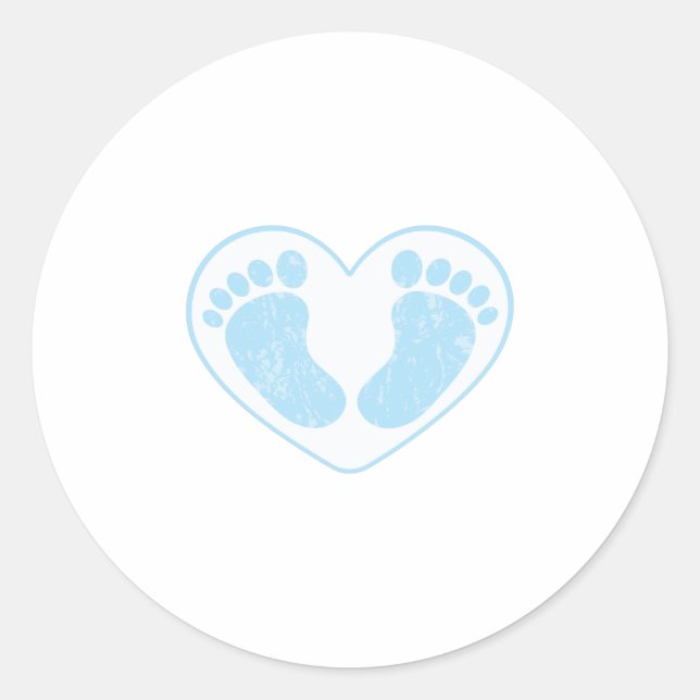 BABY FEET RUNDER AUFKLEBER (Vorderseite)