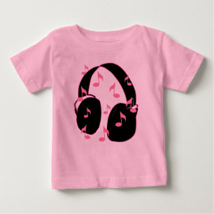 Baby-Felsen!  Kopfhörer mit musikalische Baby T-shirt