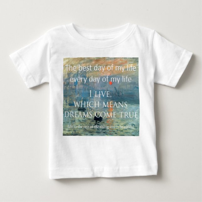 Baby Fine Jersey T - Shirt (Vorderseite)