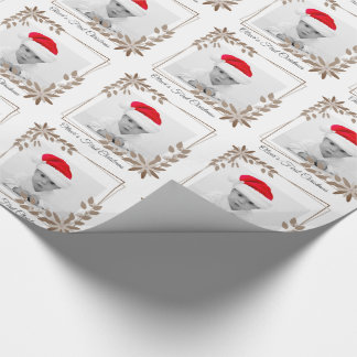 BABY FIRST CHRISTMAS FOTO PORTRAIT GIFT WRAPPING GESCHENKPAPIER