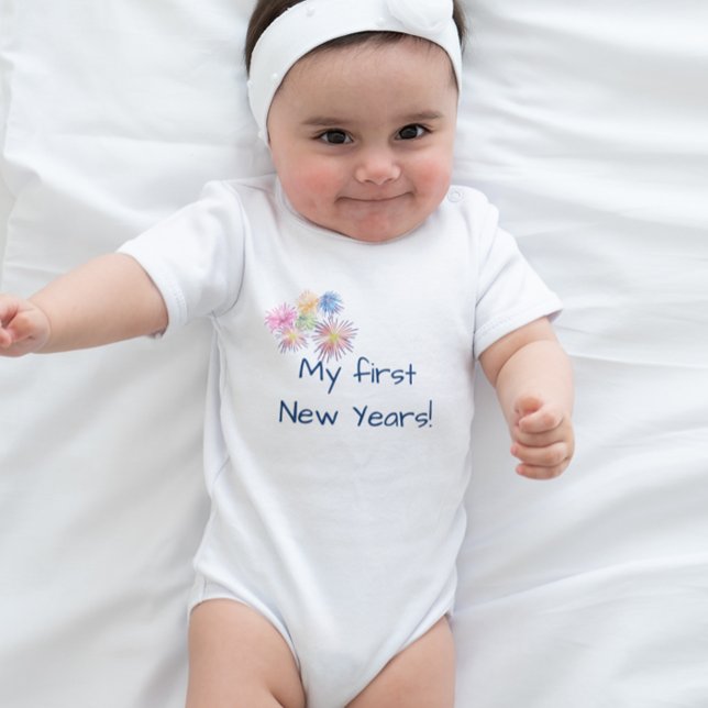 Baby First New Year's Day Eve Fireworks Strampler (Von Creator hochgeladen)