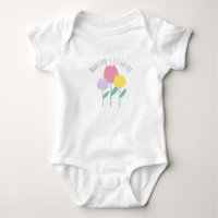 Baby First Oaster Spring Tulips Baby Bodysuit