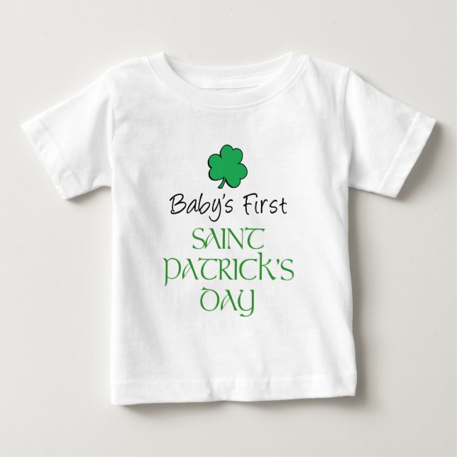 Baby First St Patricks Day T-shirt (Vorderseite)