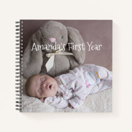 Baby First Year Foto Journal Notizbuch