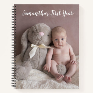 Baby First Year Foto Journal Notizbuch