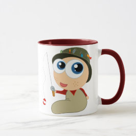 Baby-Fischer-lustiges Fischen-Geschenk Tasse
