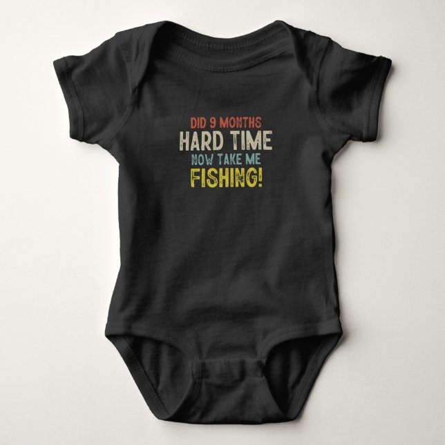 Baby Fishing Jersey Bodysuit Strampler (Vorderseite)