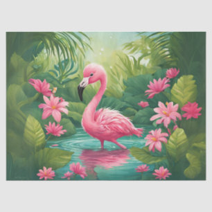 Baby Flamingo Decoupage Paper Seidenpapier