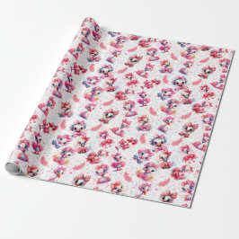 Baby Flamingo Holiday Wrapping Paper Geschenkpapier