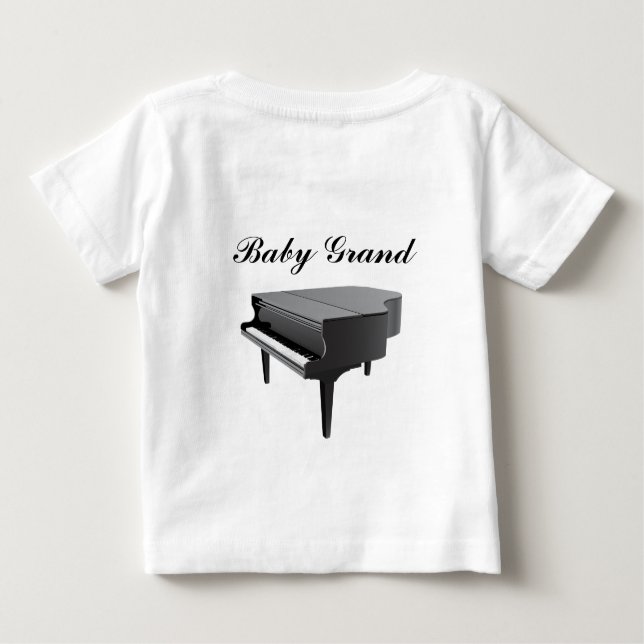 Baby-Flügel Baby T-shirt (Rückseite)