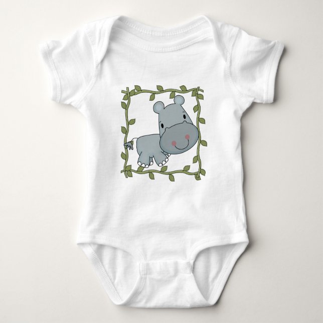Baby-Flusspferd-T - Shirts und Geschenke (Vorderseite)