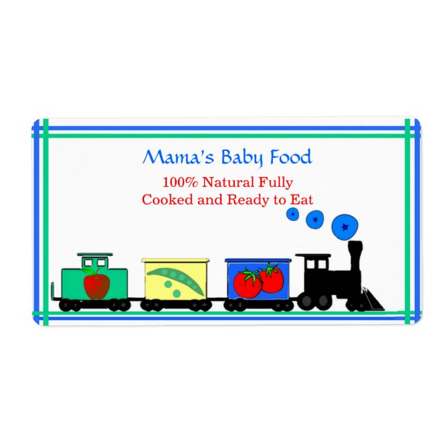 Baby Food Jar-Etikett (Vorne)