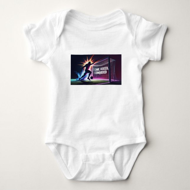 Baby Football Jersey Bodysuit Strampler (Vorderseite)