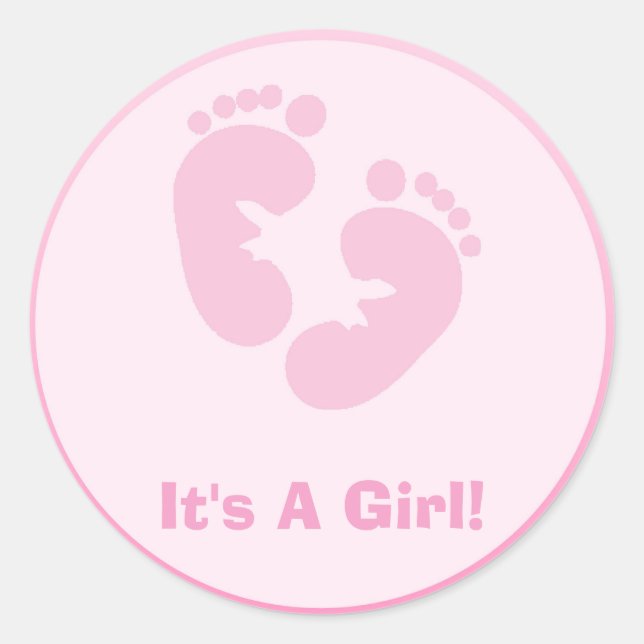 Baby Footprints Stickers (Vorderseite)