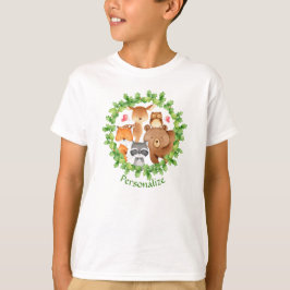 Baby Forest Animes Bear Raccoon Eichhörnchen Gebur T-Shirt