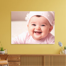 Baby Foto Canvas Print - Personalisiertes Kinderzi