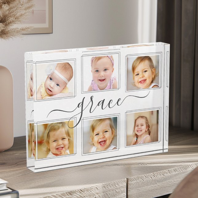 Baby Foto Collage Office Zuhause Kinderzimmer Deck (Baby Photo Collage Office Home Nursery Decor)