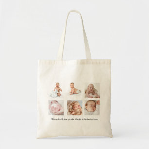 Baby-Foto-Collage-Tasche  Tragetasche