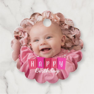 Baby Foto Custom Geschenkanhänger
