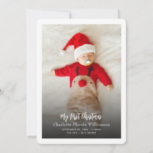 Baby-Foto Erste Geburt Stats Weihnachten