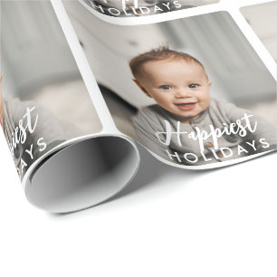 Baby Foto glücklichste Ferien Custom Geschenkpapier