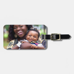 Baby-Foto hinzufügen Anpassen Personalisieren Gepäckanhänger