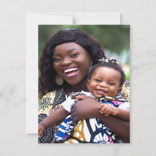 Baby-Foto hinzufügen Anpassen Personalisieren Mitteilungskarte