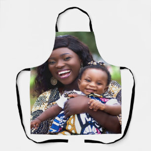 Baby-Foto hinzufügen Anpassen Personalisieren Schürze