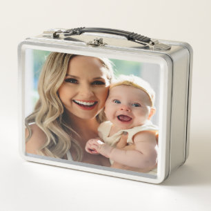 Baby-Foto hinzufügen Personalisieren Anpassen Metall Brotdose