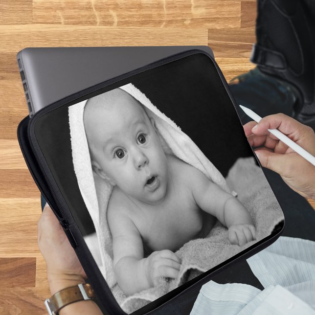 Baby Foto It Your Way Neopren Laptop Schlauch Laptopschutzhülle (Baby Photo It Your Way Neoprene Laptop Sleeve)