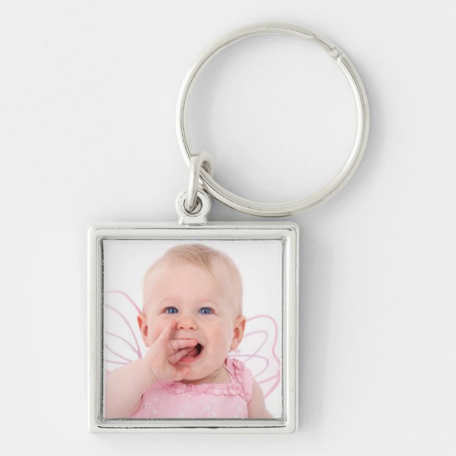 Baby Foto Key-Kette Schlüsselanhänger (Vorne)