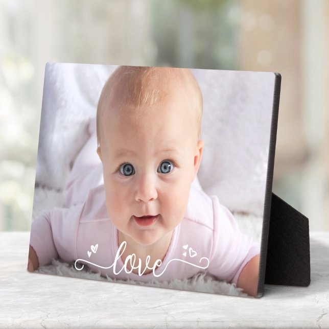 Baby Foto Liebe Calligraphy Custom Keepake DIY Fotoplatte (Von Creator hochgeladen)