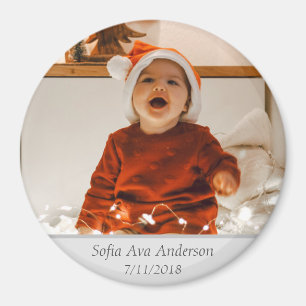 Baby-Foto modern einfache einzigartige süße Kinder Magnet