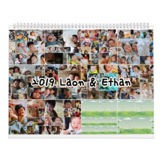 Baby-Foto-personalisierter Kalender