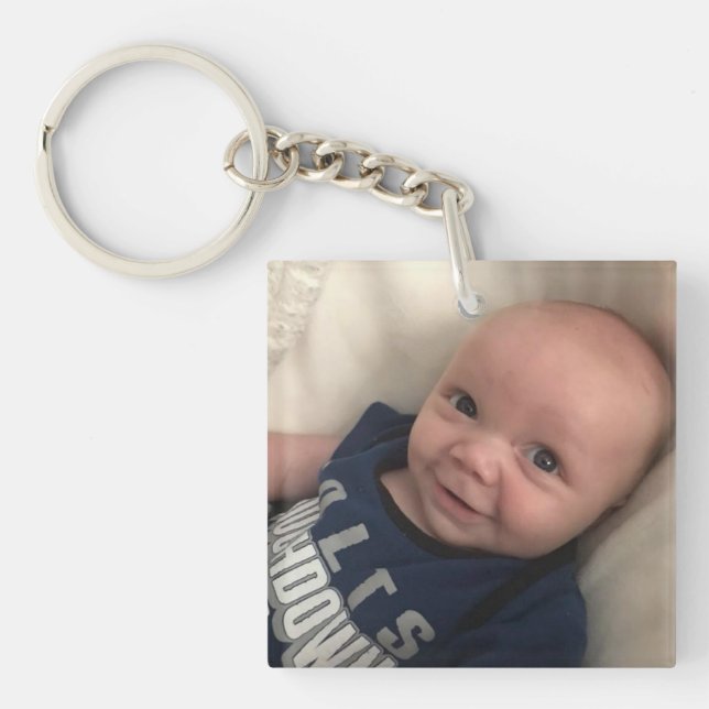 Baby Foto Schlüsselanhänger Geschenk für Mama oder (Vorderseite)