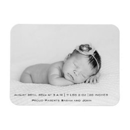 Baby Foto Script Birne Magnet