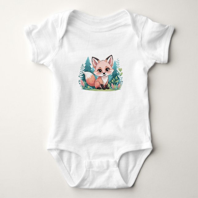 Baby fox  strampler (Vorderseite)