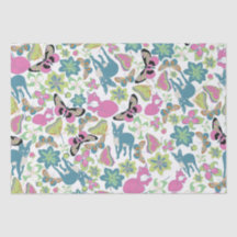 Baby Fox und Blume Geschenktasche