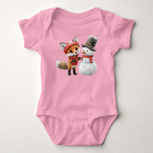 Baby Fox und Snowman Strampler