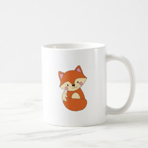 Baby Fox Zeichne Niedlich Fox Art Baby Fox Design Kaffeetasse