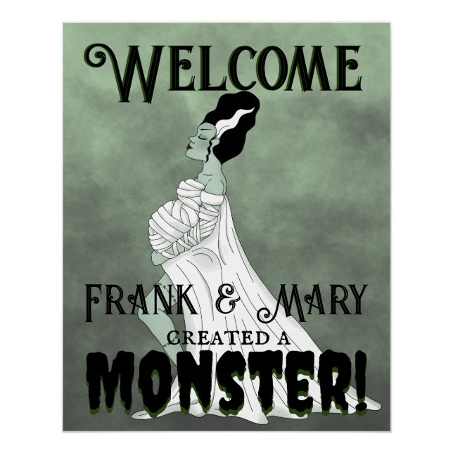 Baby Frankenstein Welcome Poster (Vorderseite)