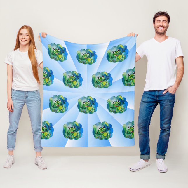 Baby Frog Fleecedecke (Beispiel)