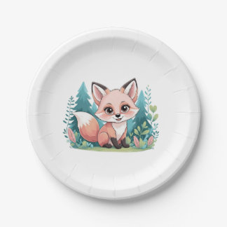 Baby-Fuchs-Papierteller Pappteller