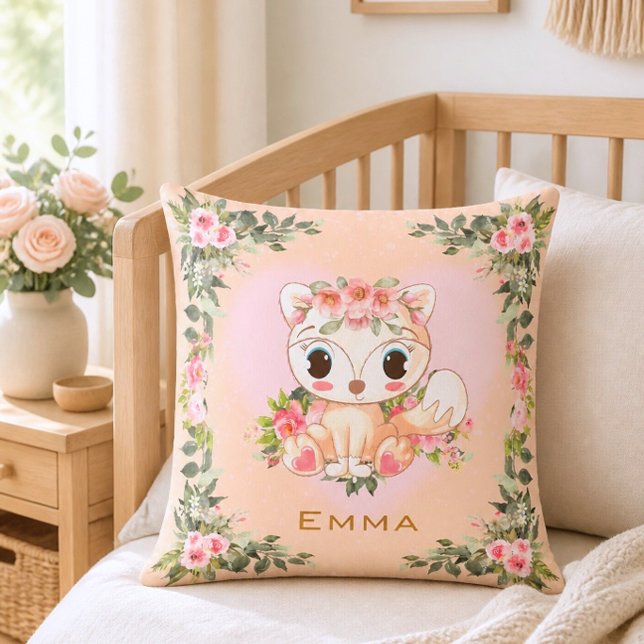 Baby Fuchs | Personalisiert  Kissen (Von Creator hochgeladen)