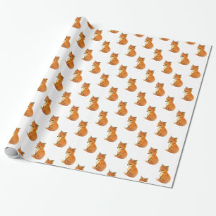 Baby-Fuchs Vintage-Geschenkpapier Geschenkpapier