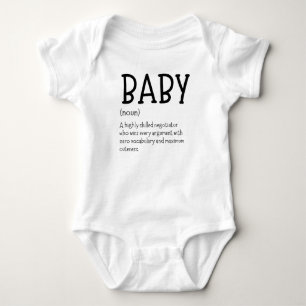Baby Funny Unglaublich witzig Newborn Definition Strampler