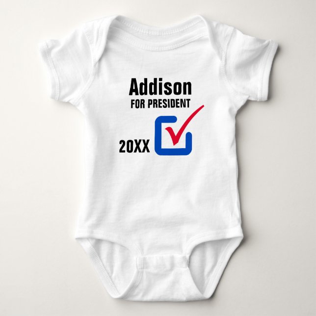 Baby für den Präsidenten Strampler (Vorderseite)