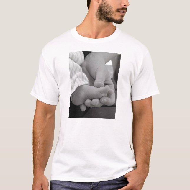 Baby-Fuß T-Shirt (Vorderseite)