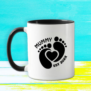 Baby-Füße-Tasse für Mama Tasse